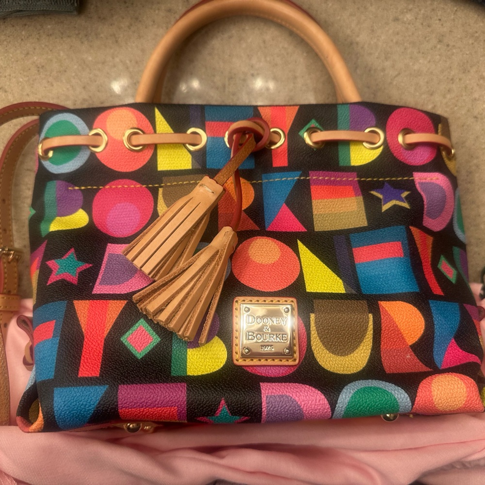 Dooney & Bourke Multicolor Geometric Shoulder Bag